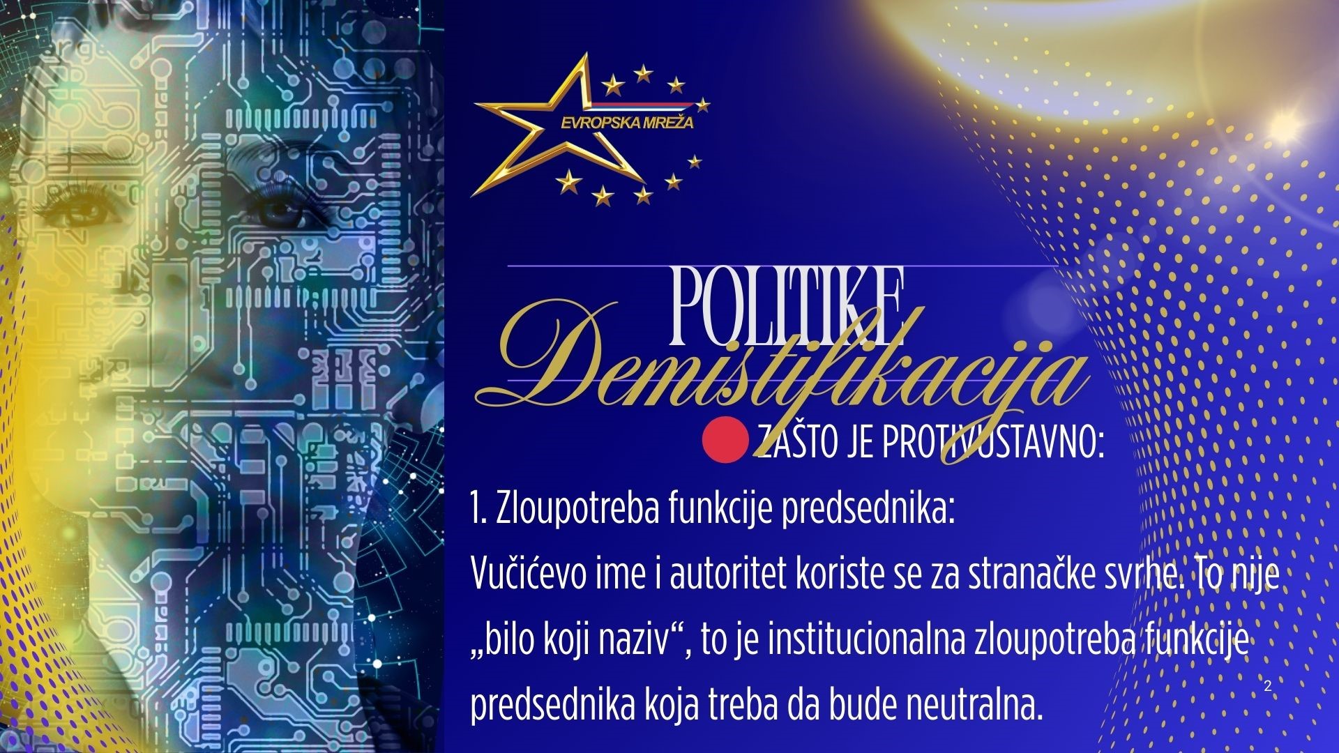 DA LI JE ALEKSANDAR VUČIĆ PREDSENIK SVIH GRAĐANA ILI JEDNE LISTE ?